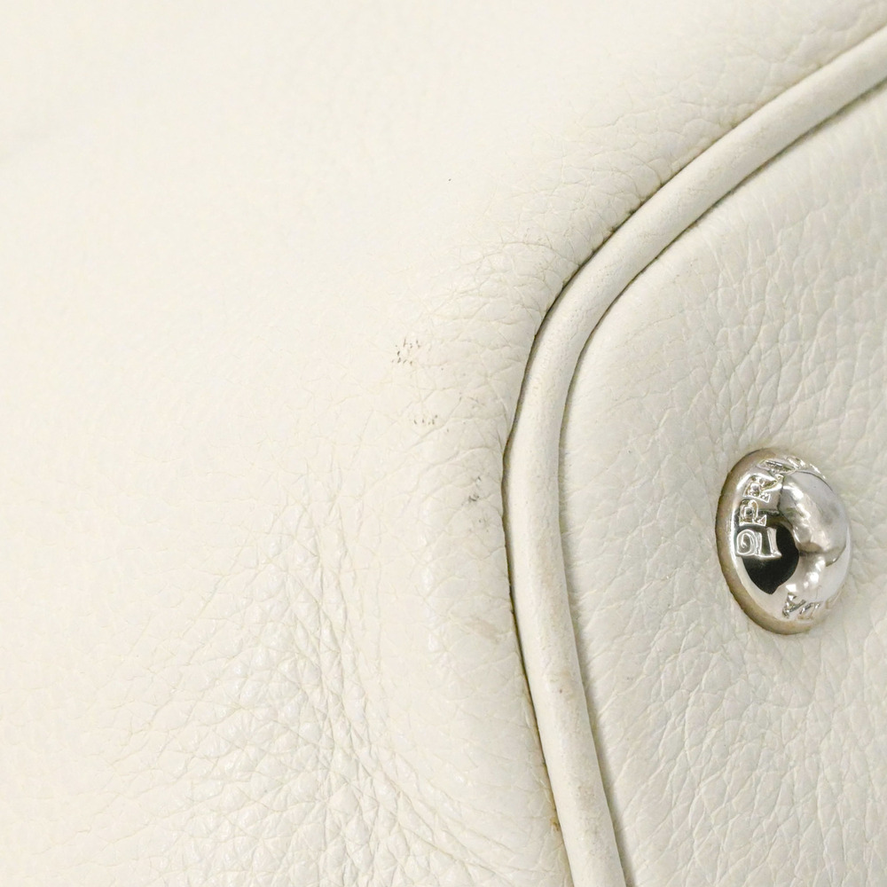 PRADA White Leather Shoulder Bag - Picture 16 of 16